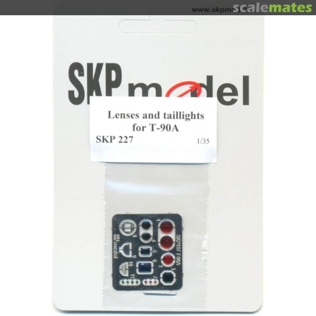 Boxart Lenses and taillights for T-90A SKP 227 SKP model Boxart Lenses and taillights for T-90A SKP 227 SKP model
