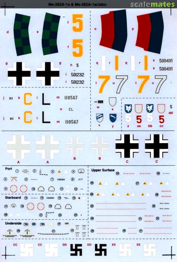 Boxart Me 262A-1a & Me 262A-1a/Jabo 48-553 SuperScale International Boxart Me 262A-1a & Me 262A-1a/Jabo 48-553 SuperScale International