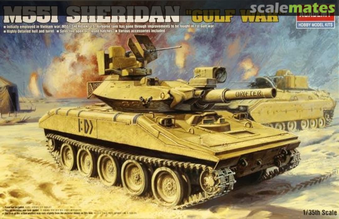 Boxart M551 Sheridan 13208 Academy Boxart M551 Sheridan 13208 Academy