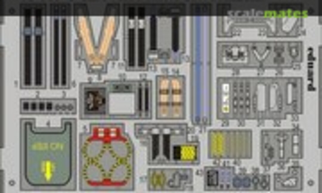 1:32 F-8E/J M.B.Mk.7A USN seatbelts (Eduard 32647) 32647