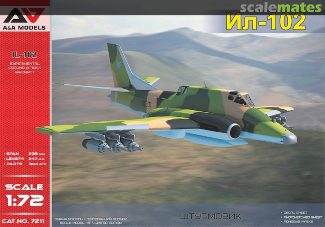 Boxart Il-102 7211 A&A Models Boxart Il-102 7211 A&A Models
