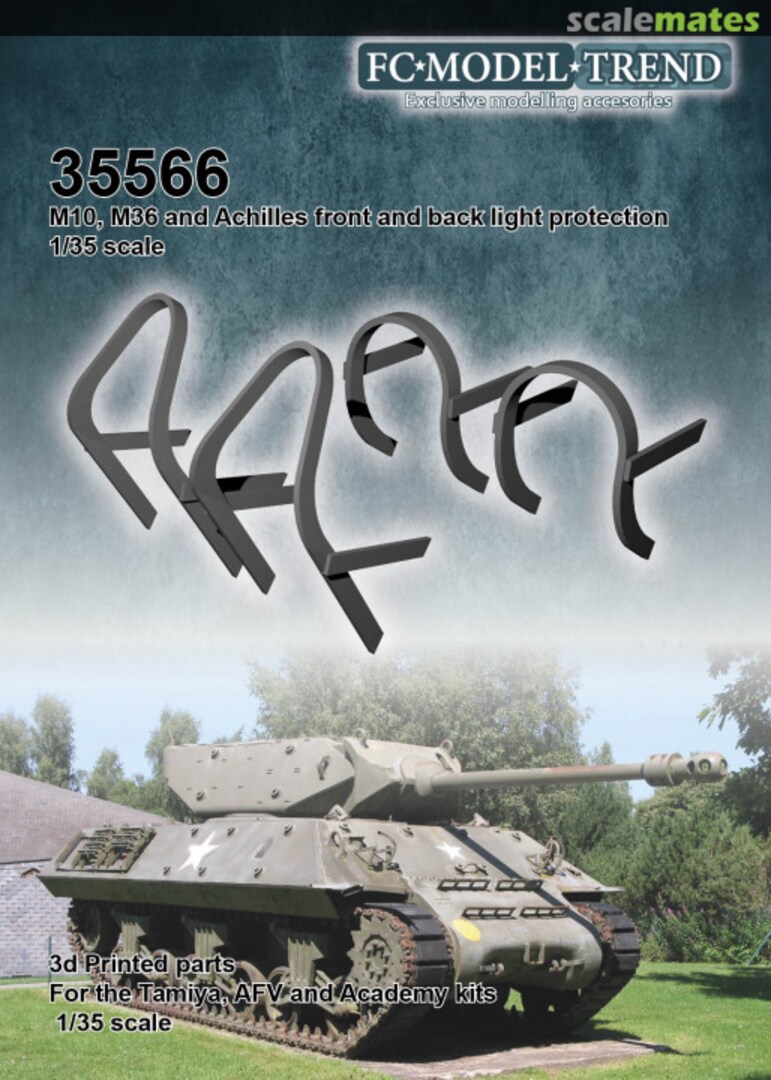 Boxart M10, M36 and Achilles light guards 35566 FC Model Trend Boxart M10, M36 and Achilles light guards 35566 FC Model Trend