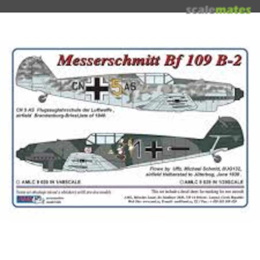 Boxart Messerschmitt Bf 109 B-2 AMLC 9 029 AML Boxart Messerschmitt Bf 109 B-2 AMLC 9 029 AML