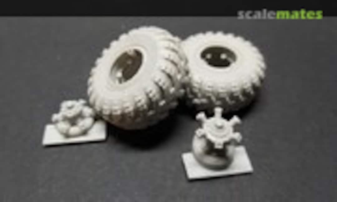 1:35 Road wheels set for KRAZ-255 (Panzer Art RE35-616) RE35-616
