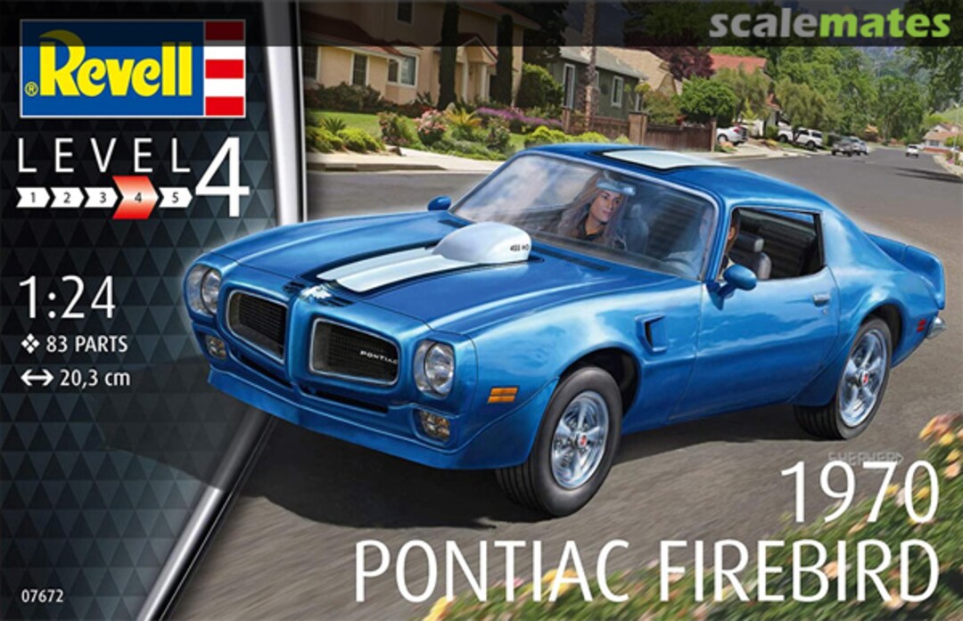 Boxart Pontiac Firebird 1970 07672 Revell Boxart Pontiac Firebird 1970 07672 Revell