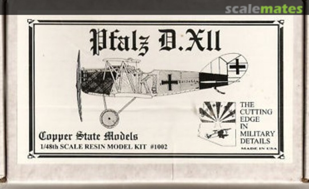 Boxart PFALZ D.XII K1002 Copper State Models Boxart PFALZ D.XII K1002 Copper State Models