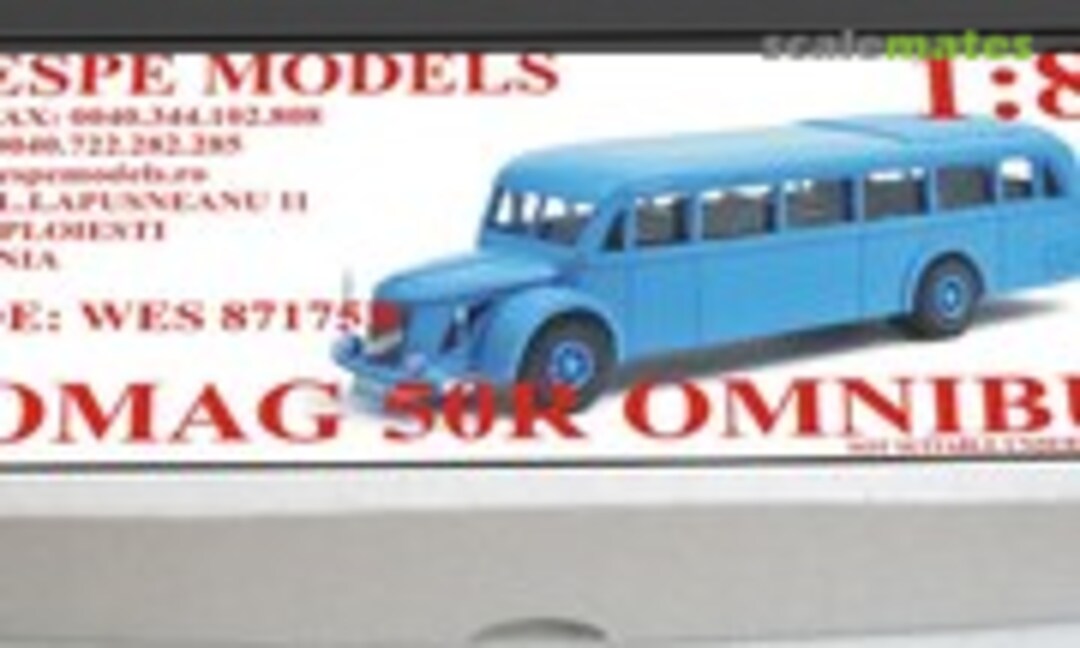 Vomag 50R Omnibus (Wespe Models WES 87175B)