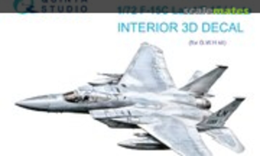 1:72 F-15C Late*/F-15J Eagle Late interior 3D decal (Quinta Studio QD72068) QD72068