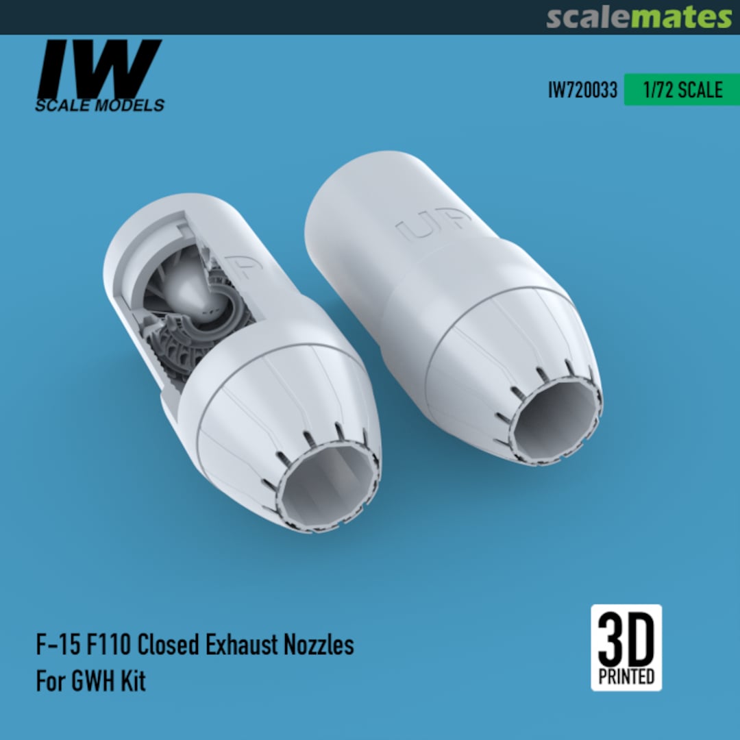 Boxart F-15 F110 Jet Engine Nozzle Closed IW720033 IW Scale Models Boxart F-15 F110 Jet Engine Nozzle Closed IW720033 IW Scale Models
