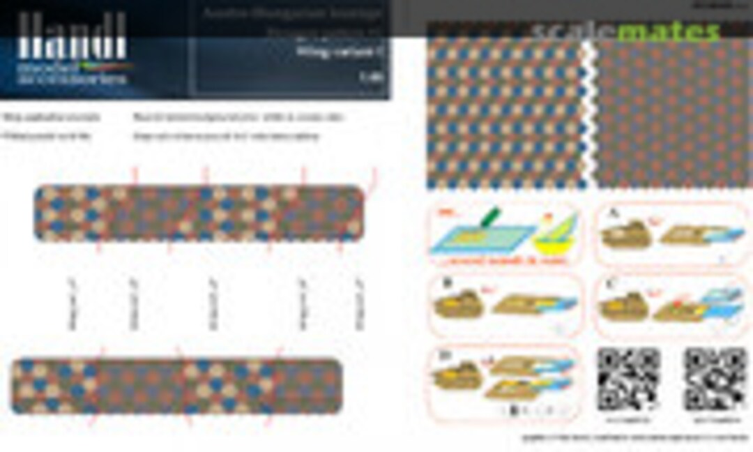 1:48 Hexagon pattern #1 (Handl 014048) 014048