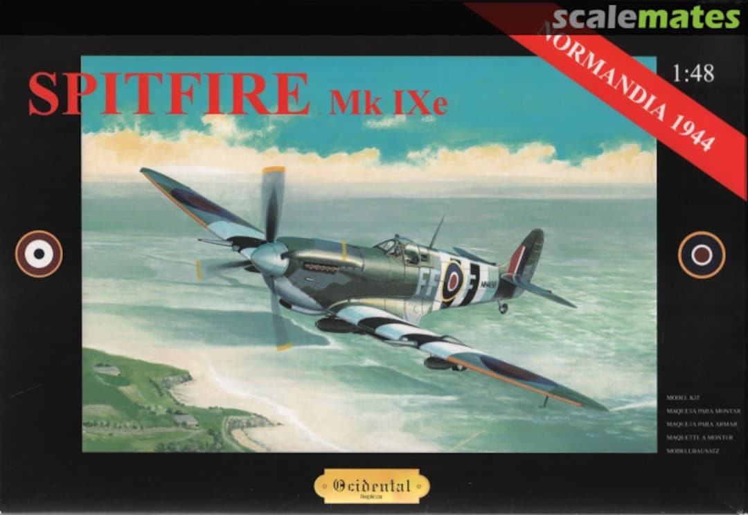 Boxart Spitfire Mk IXe 0202 Ocidental Réplicas Boxart Spitfire Mk IXe 0202 Ocidental Réplicas