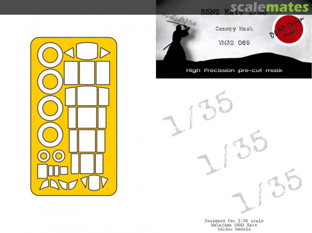 Boxart B5N2 Kate Canopy Mask VM32069 DEAD Design Models