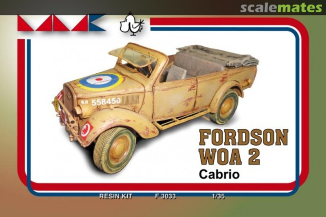 Boxart Fordson WOA-2 Cabriolet F3033 MMK Boxart Fordson WOA-2 Cabriolet F3033 MMK