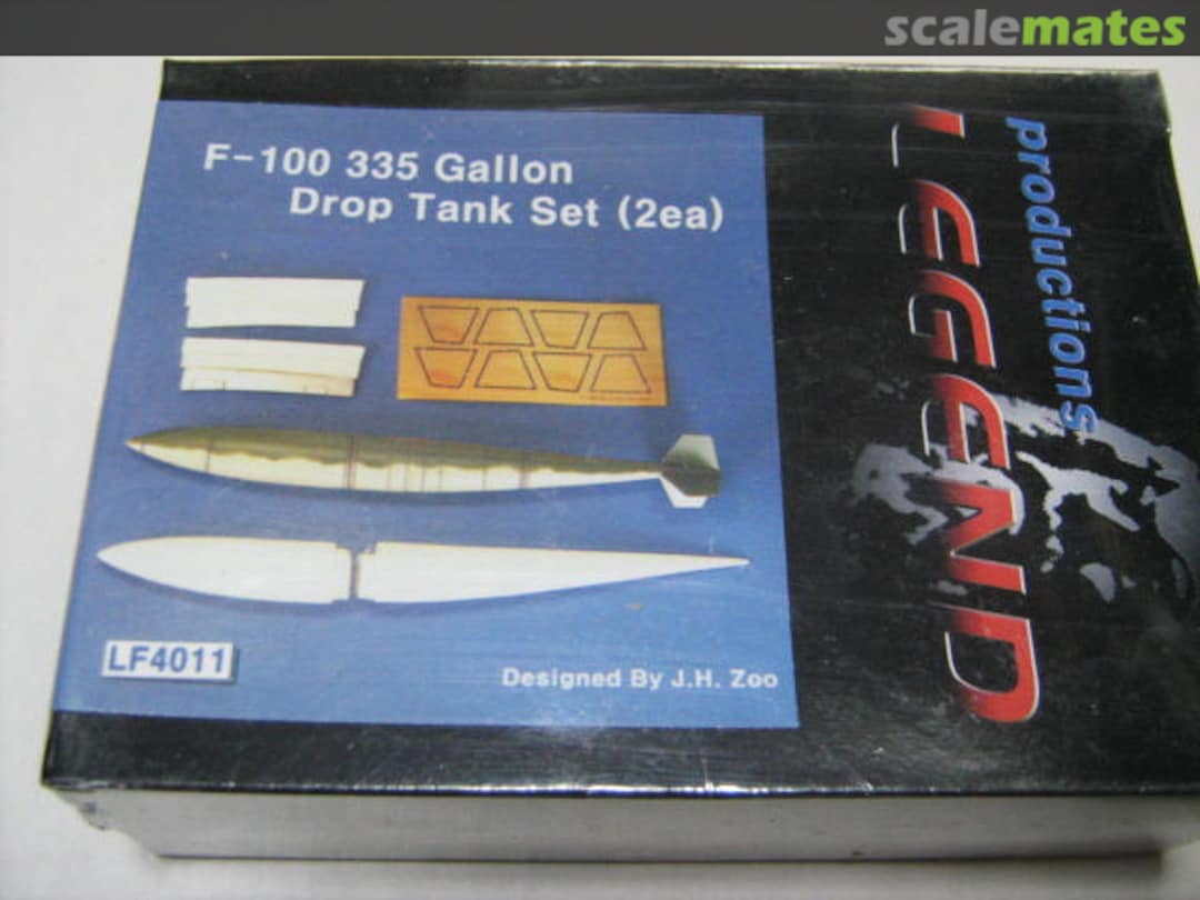 Boxart F-100 Super Sabre 335 gal Drop Tank Set LF4011 Legend Productions Boxart F-100 Super Sabre 335 gal Drop Tank Set LF4011 Legend Productions