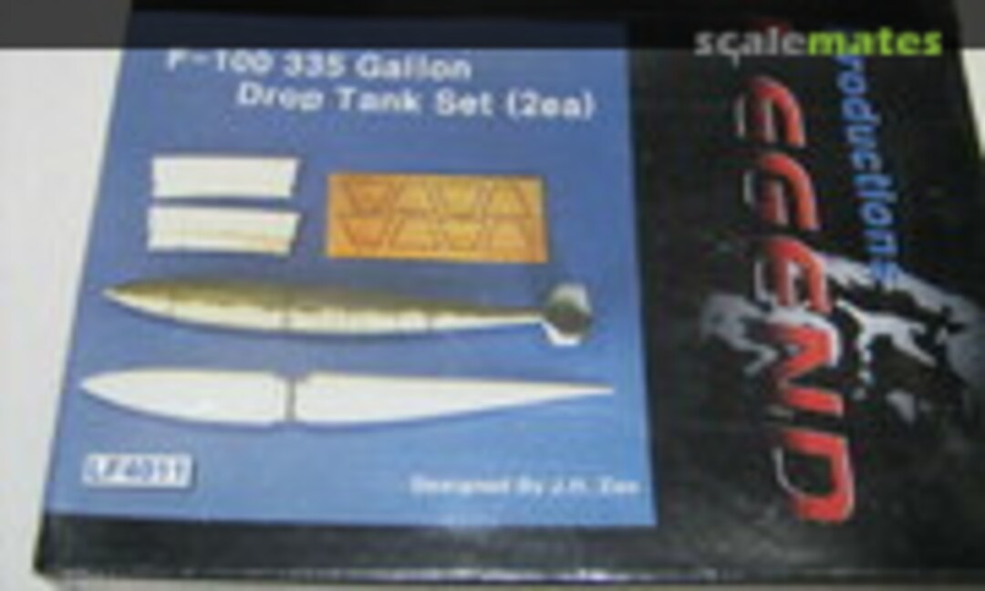 1:48 F-100 Super Sabre 335 gal Drop Tank Set (Legend Productions LF4011) LF4011