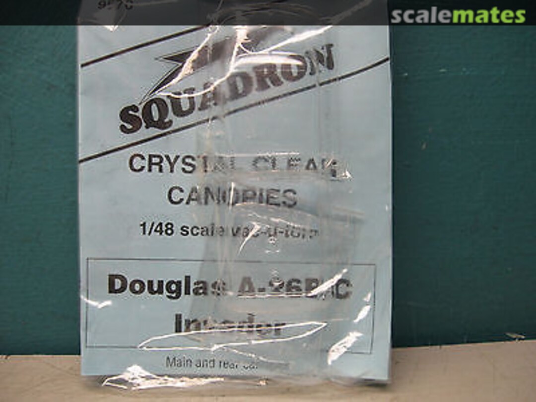 Boxart Douglas A-26B/C Invader Main and Rear Canopies 9570 Squadron Boxart Douglas A-26B/C Invader Main and Rear Canopies 9570 Squadron