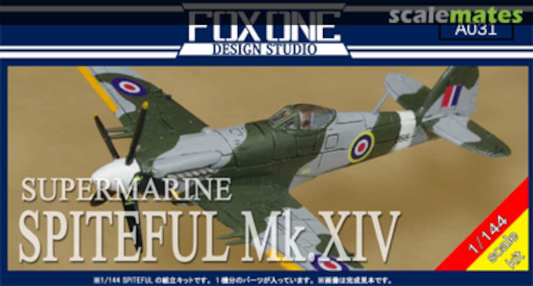 Boxart Supermarine Spiteful Mk.XIV A031 FoxOne Design Studio Boxart Supermarine Spiteful Mk.XIV A031 FoxOne Design Studio