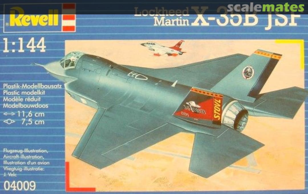 Boxart Lockheed Martin X-35B JSF 04009 Revell Boxart Lockheed Martin X-35B JSF 04009 Revell