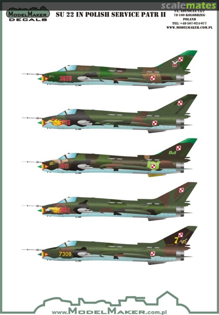 Boxart SU-22 In Polish Service part II D48081 ModelMaker Boxart SU-22 In Polish Service part II D48081 ModelMaker