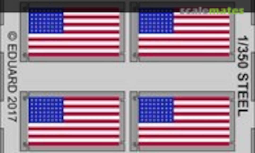 1:350 USN Ensign Flag WWII (Eduard 53202)