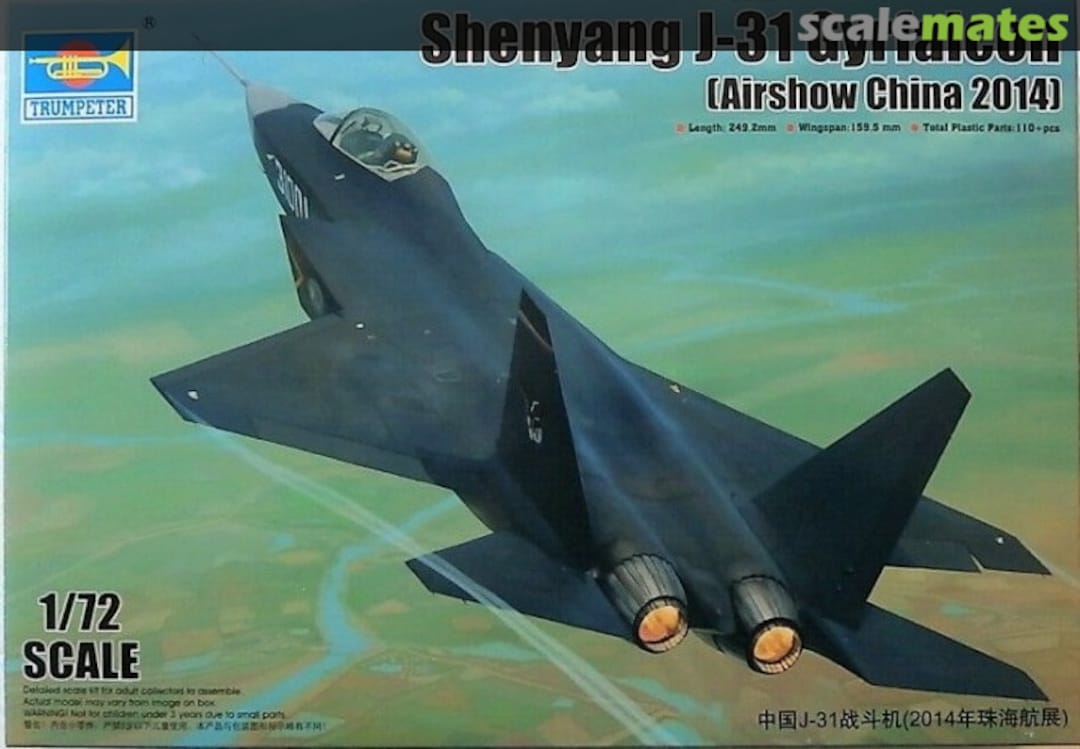 Boxart Shenyang J-31 Gyrfalcon 01666 Trumpeter Boxart Shenyang J-31 Gyrfalcon 01666 Trumpeter