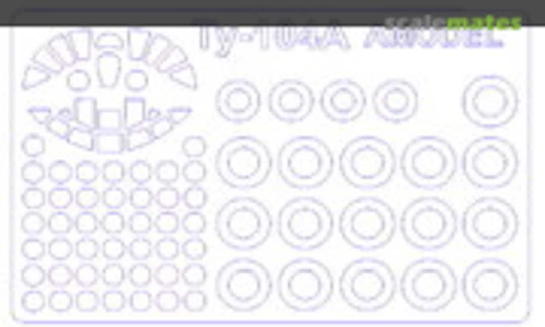 1:144 Tupolev Tu-104A (KV Models 14472-1) 14472-1