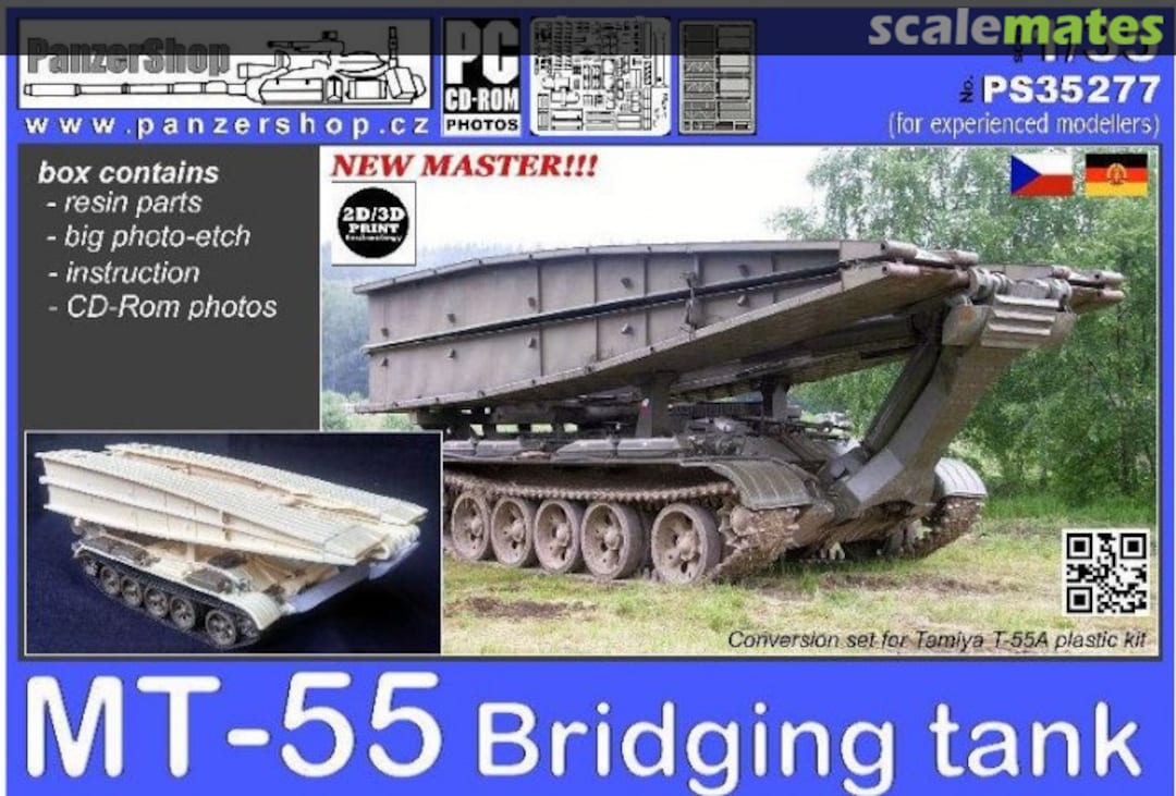 Boxart MT-55A Bridging tank & Friul ATL-11 PS35277HT PanzerShop Boxart MT-55A Bridging tank & Friul ATL-11 PS35277HT PanzerShop