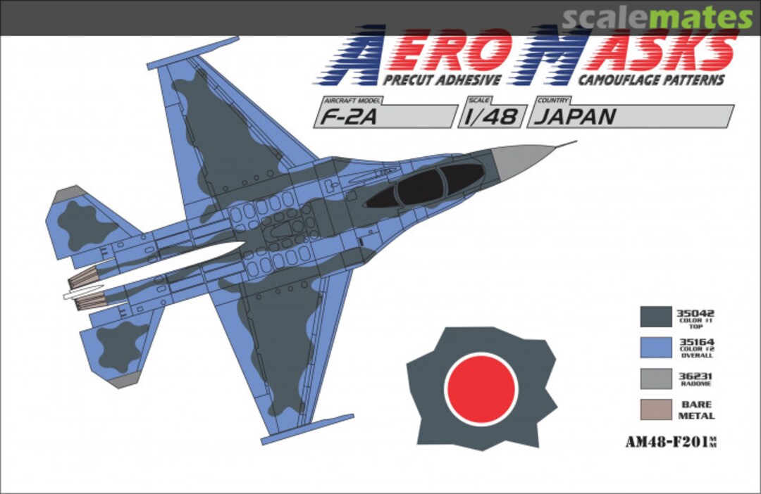 Boxart F-2A Japan AM48-F201 AeroMasks Boxart F-2A Japan AM48-F201 AeroMasks