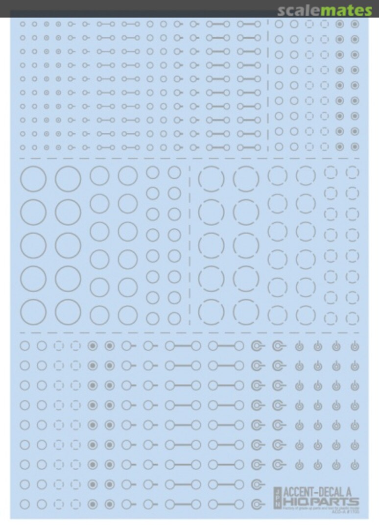 Boxart Accent-Decal A Light Gray ACD-A-LG HIQPARTS Boxart Accent-Decal A Light Gray ACD-A-LG HIQPARTS