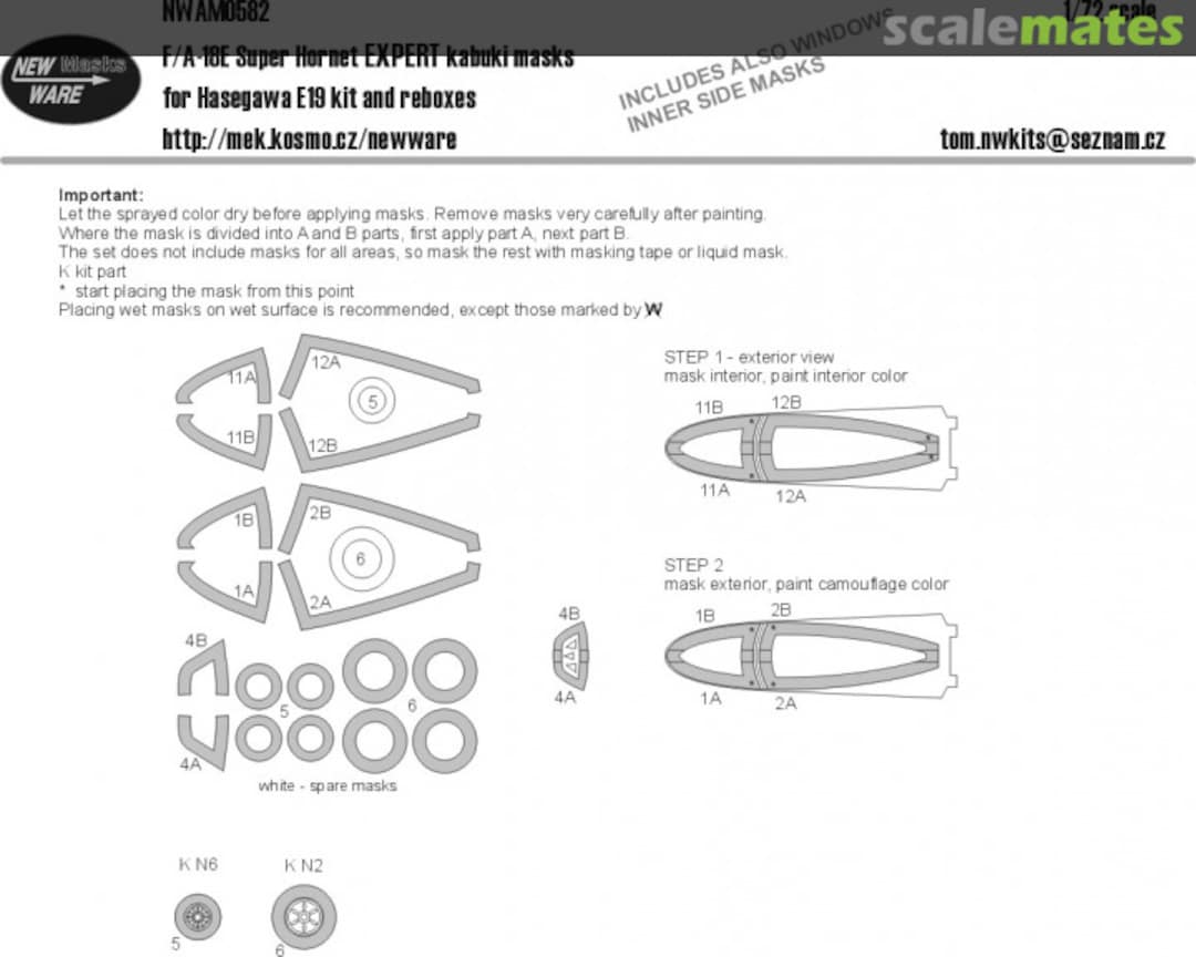 Boxart F/A-18E Super Hornet EXPERT kabuki masks NWAM0582 New Ware Boxart F/A-18E Super Hornet EXPERT kabuki masks NWAM0582 New Ware