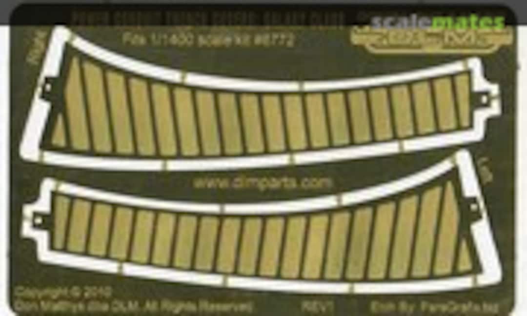 1:1400 Galaxy Class Photoetch Trench Covers (Don's Light and Magic DLM-42) DLM-42