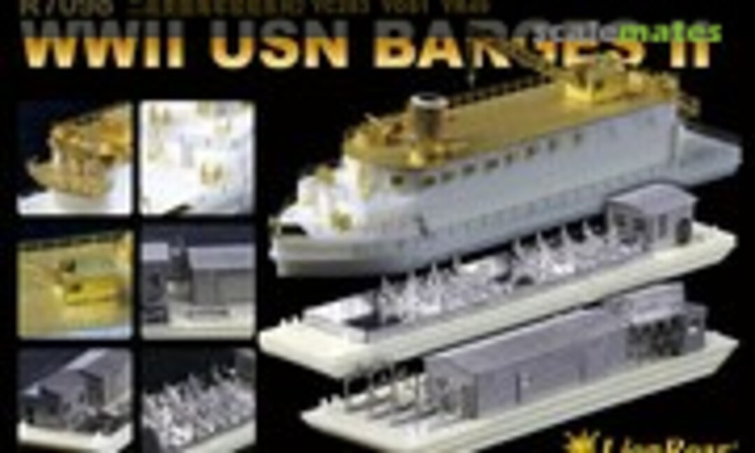 1:700 WWII USN Barges II (Lion Roar R7098) R7098
