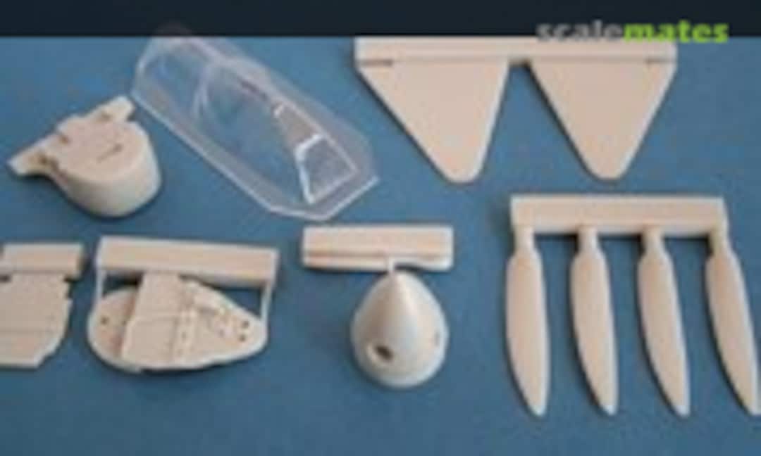 1:48 Spitfire HF. VI + vacu canopy + decal sheet (Pavla Models U48-65)