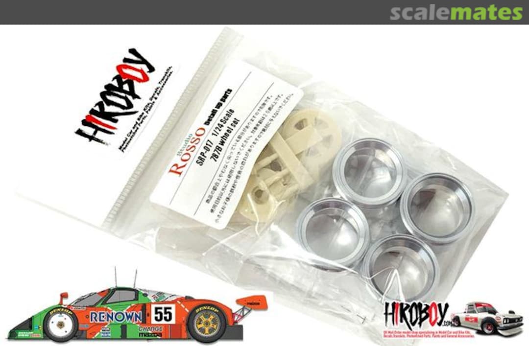 Boxart Mazda 787B Wheel Set SRP-017 Studio Rosso Boxart Mazda 787B Wheel Set SRP-017 Studio Rosso