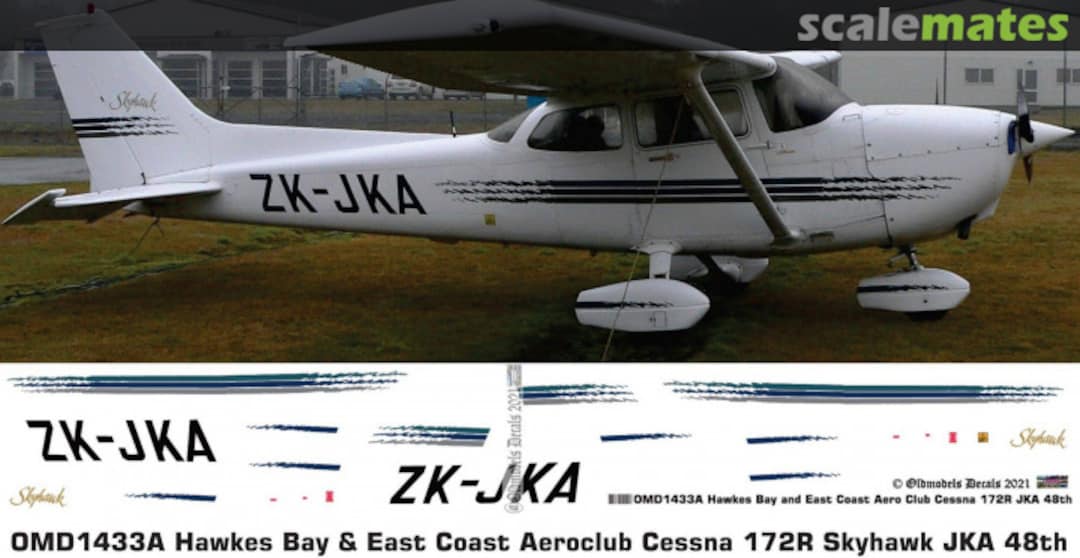 Boxart Hawkes Bay & East Coast Aero Club C172R JKA OMD1433A Oldmodels Decals Boxart Hawkes Bay & East Coast Aero Club C172R JKA OMD1433A Oldmodels Decals