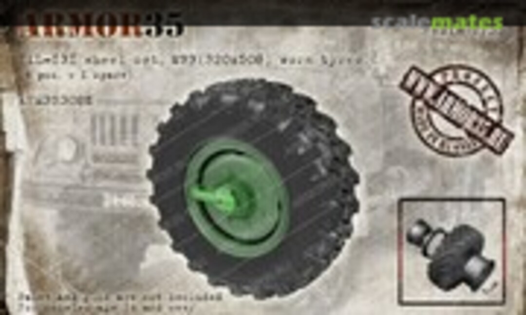 1:35 ZiL-131 Wheel set, М93 (320х508) (Armor35 ARM35308N) ARM35308N