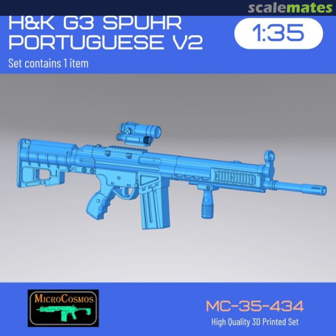 Boxart H&K G3 Spuhr Portuguese V2 MC-35-434 3D MicroCosmos