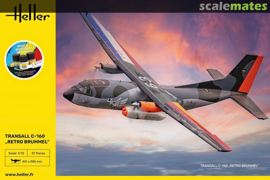 Boxart Transall C-160 "Retro Brummel" 56358 Heller