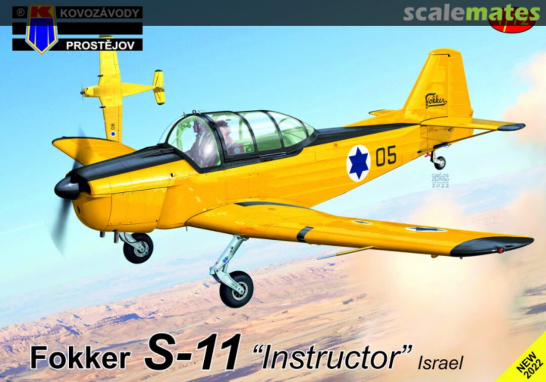 Boxart Fokker S-11 'Instructor' KPM0372 Kovozávody Prostějov Boxart Fokker S-11 'Instructor' KPM0372 Kovozávody Prostějov