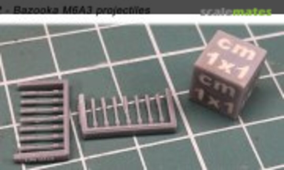 1:72 M6A3 missiles for bazookas - 6 pieces (EMP3d 72040317) 72040317