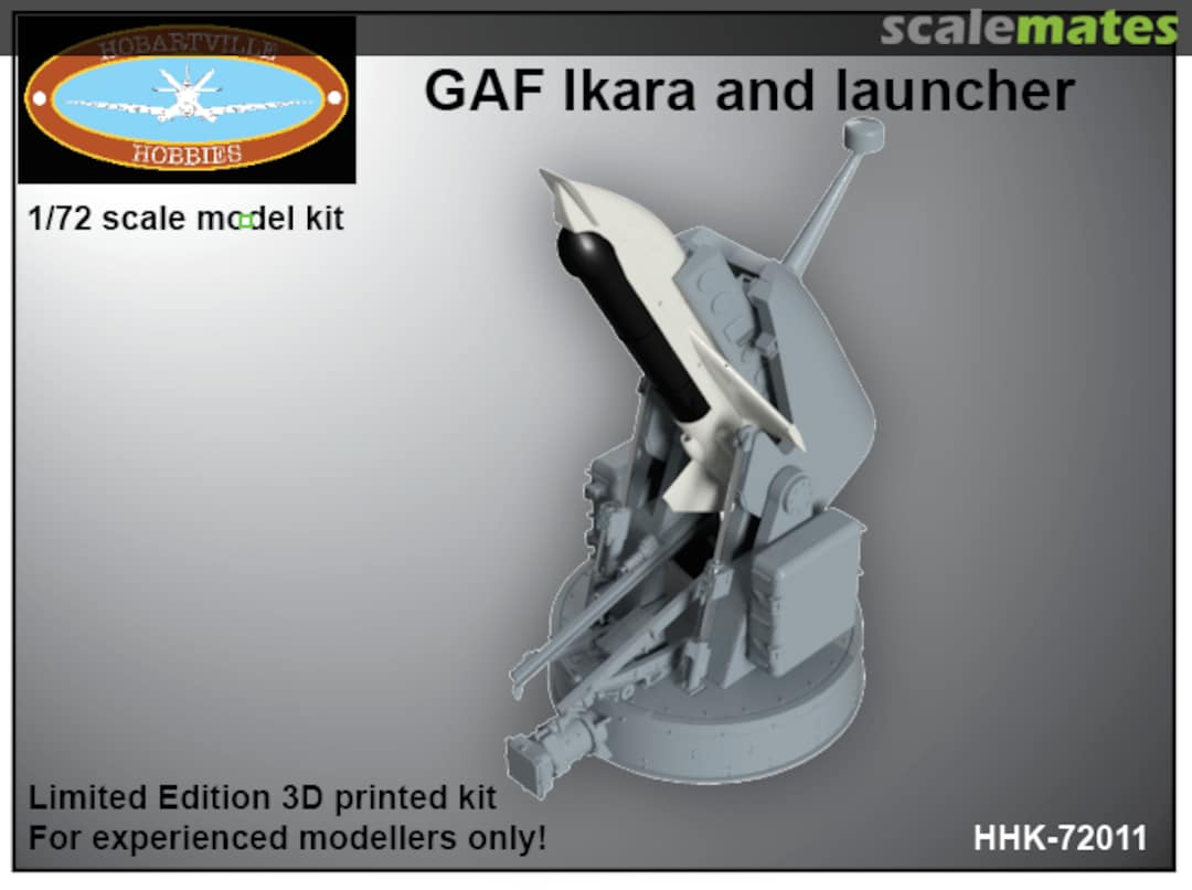 Boxart GAF Ikara and launcher HHK-72011 Hobartville Hobbies Boxart GAF Ikara and launcher HHK-72011 Hobartville Hobbies