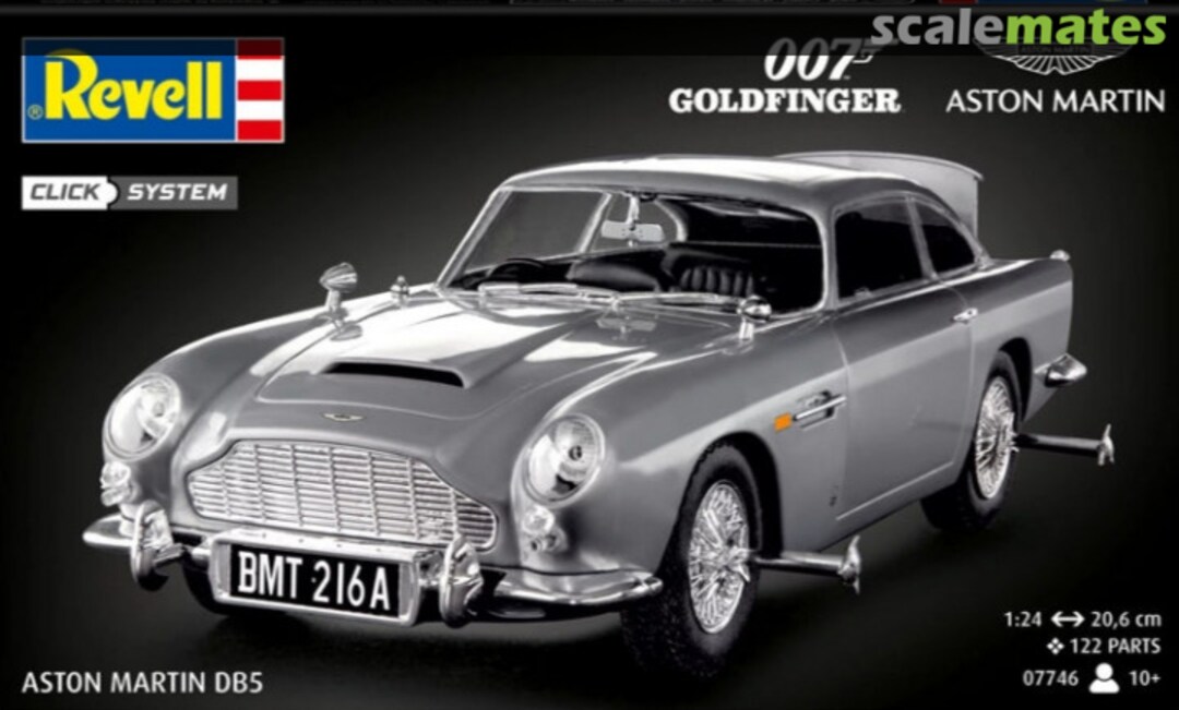 Boxart James Bond Aston Martin DB5 Click System mehrfarbig 07746 Revell
