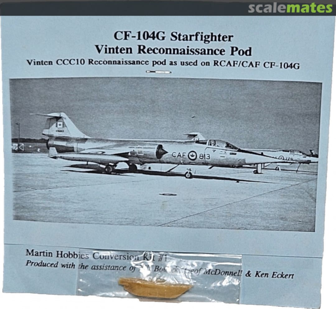 Boxart CF-104G Starfighter Vinten Pod 1 Modern Hobbies Boxart CF-104G Starfighter Vinten Pod 1 Modern Hobbies