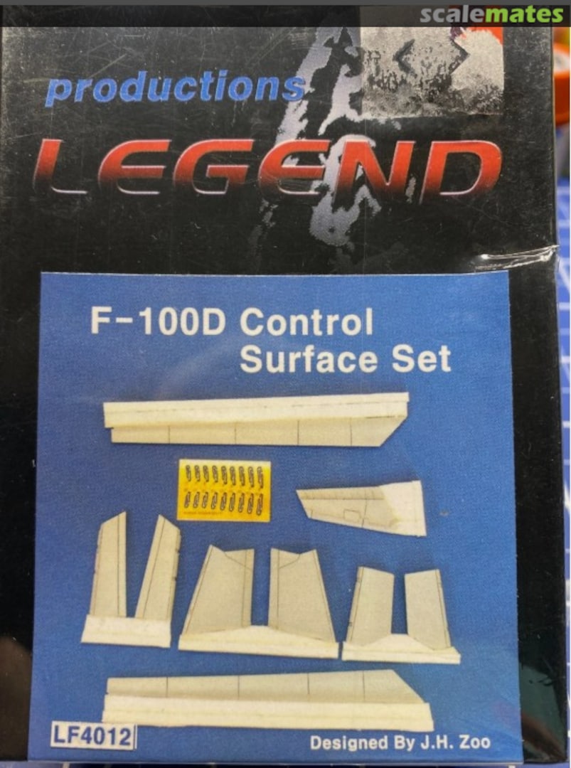 Boxart F-100D Super Sabre Control Surfaces LF4012 Legend Productions