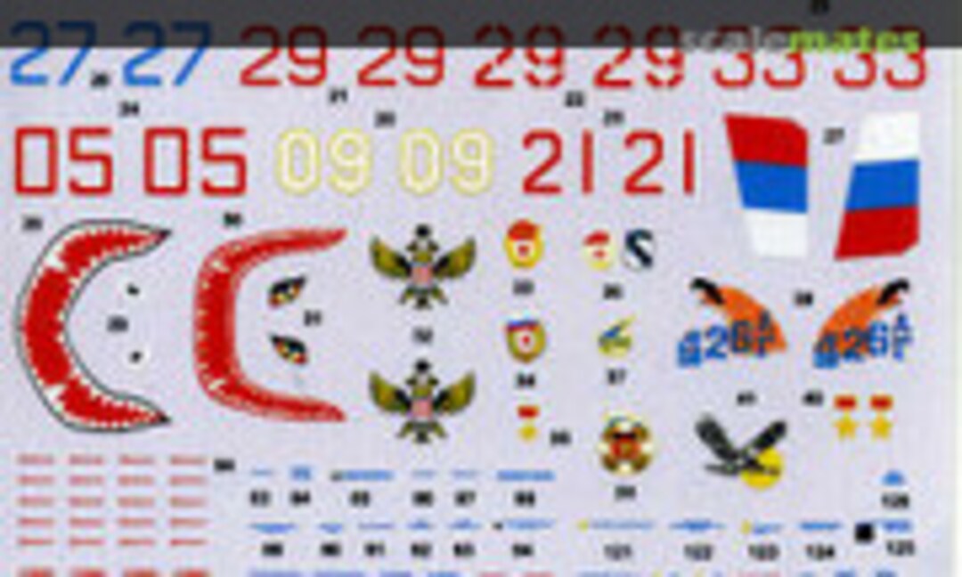 1:72 MiG-29 (9-13) Fulcrum C (Authentic Decals 72-16) 72-16