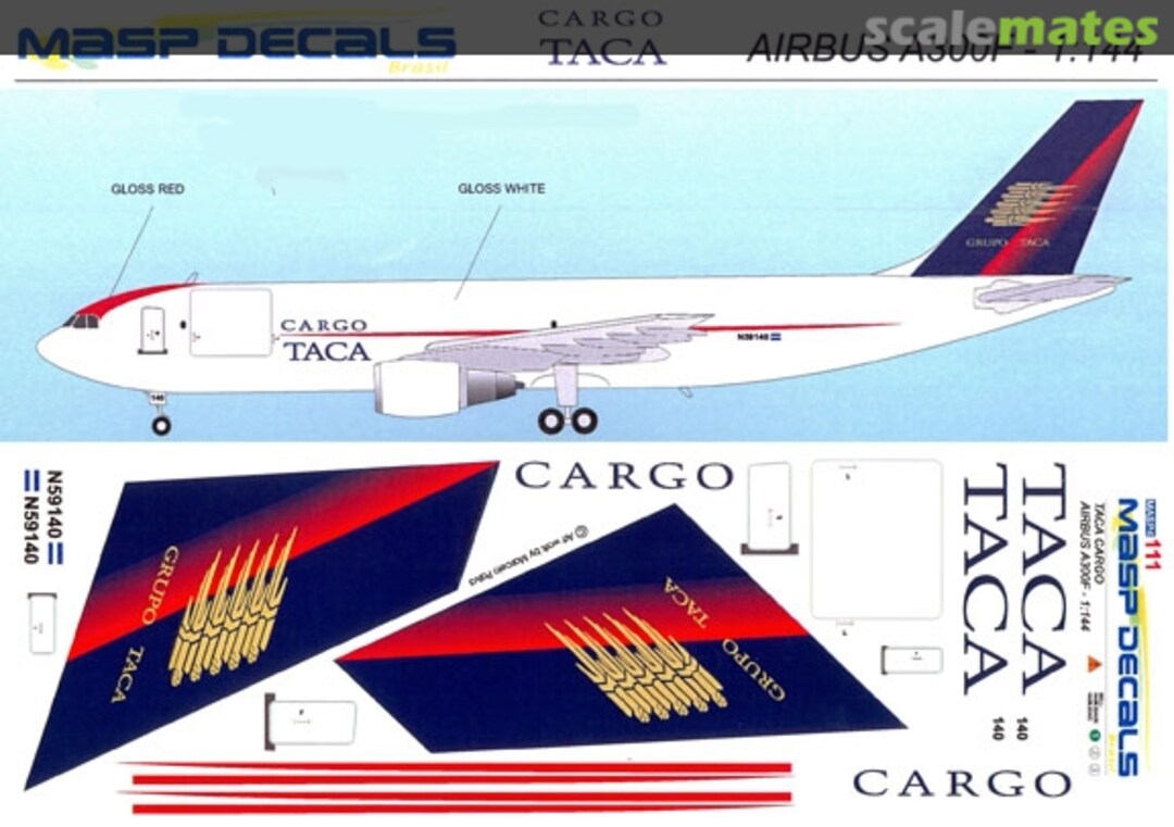 Boxart Airbus A300B4-203(F) MASP44-111 MASP Decals Boxart Airbus A300B4-203(F) MASP44-111 MASP Decals