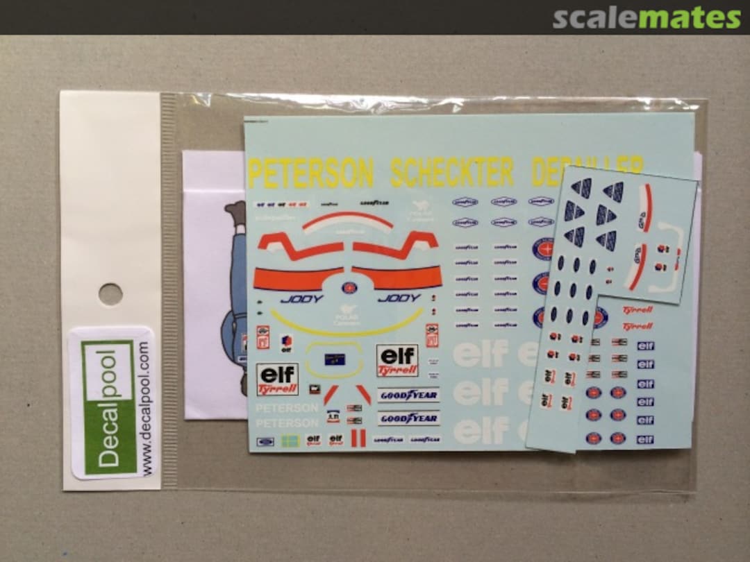 Boxart Tyrrell P34 R. Peterson & Crew DP031 Decalpool Boxart Tyrrell P34 R. Peterson & Crew DP031 Decalpool