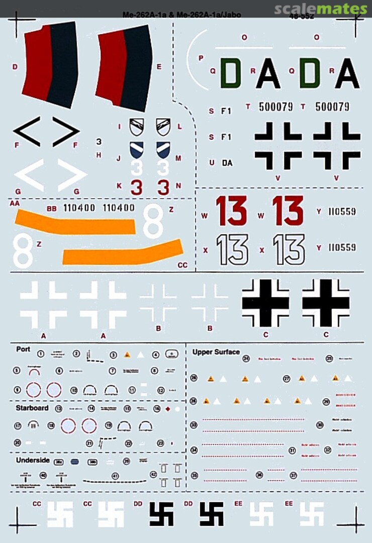Boxart Me 262A-1a & Me 262A-1a/Jabo 48-552 SuperScale International