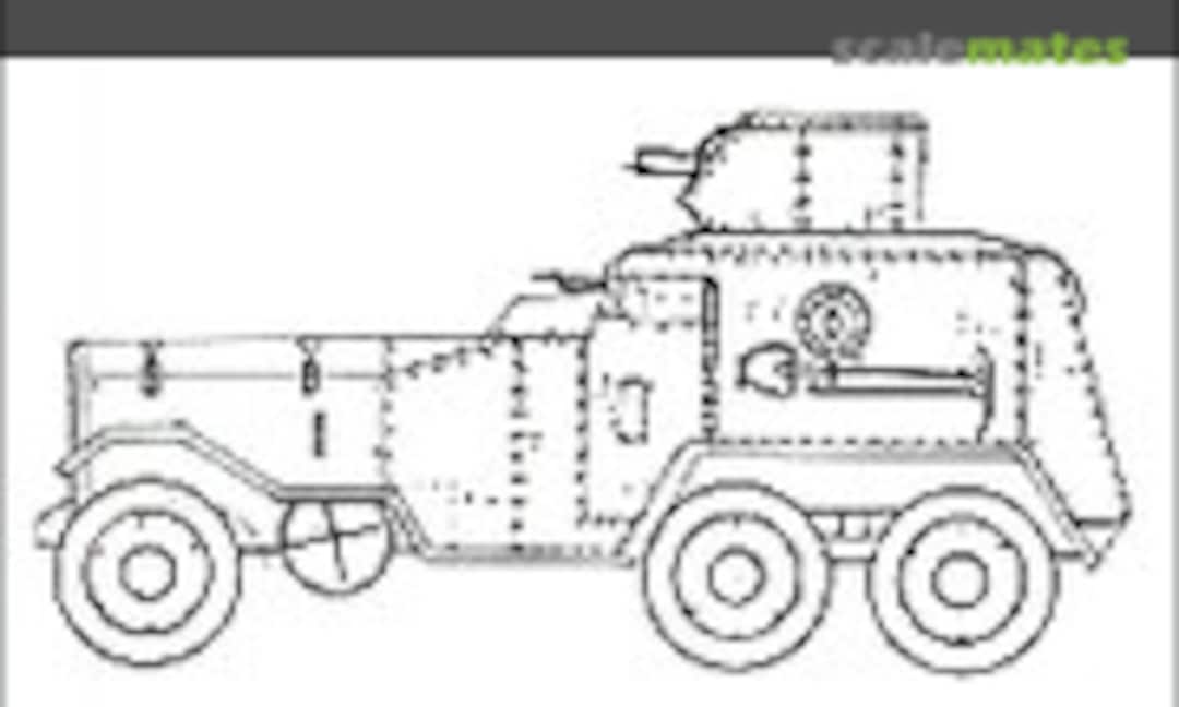 1:48 IJN Type 92 Armored Car (Fairy Kikaku M015) M015