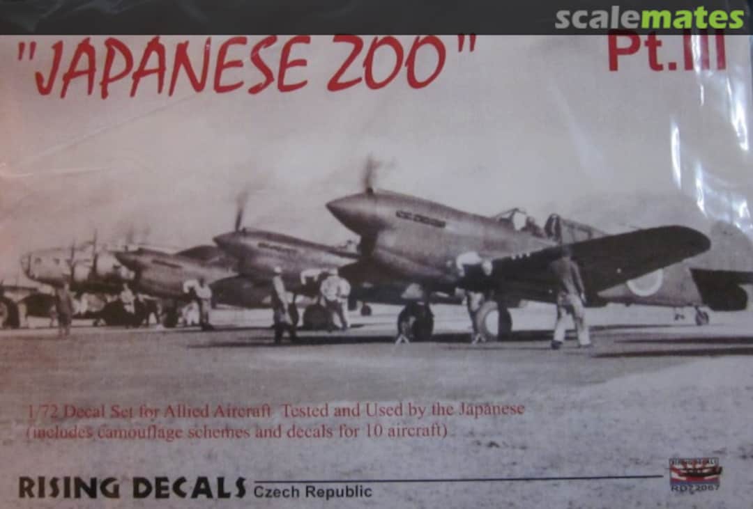 Boxart Japanese Zoo Part III RD72067 Rising Decals Boxart Japanese Zoo Part III RD72067 Rising Decals
